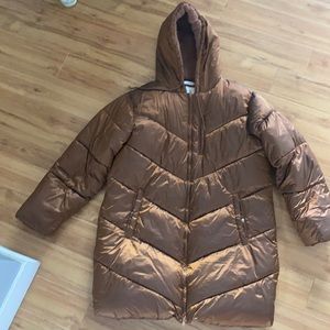 Rust colored winter coat XXL water resistant